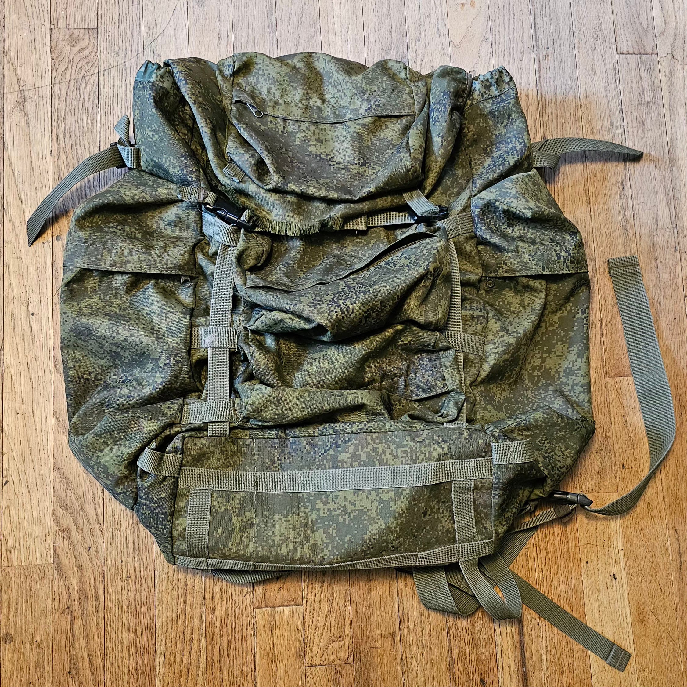 Russian Army 60L Raid Backpack in EMR Camouflage