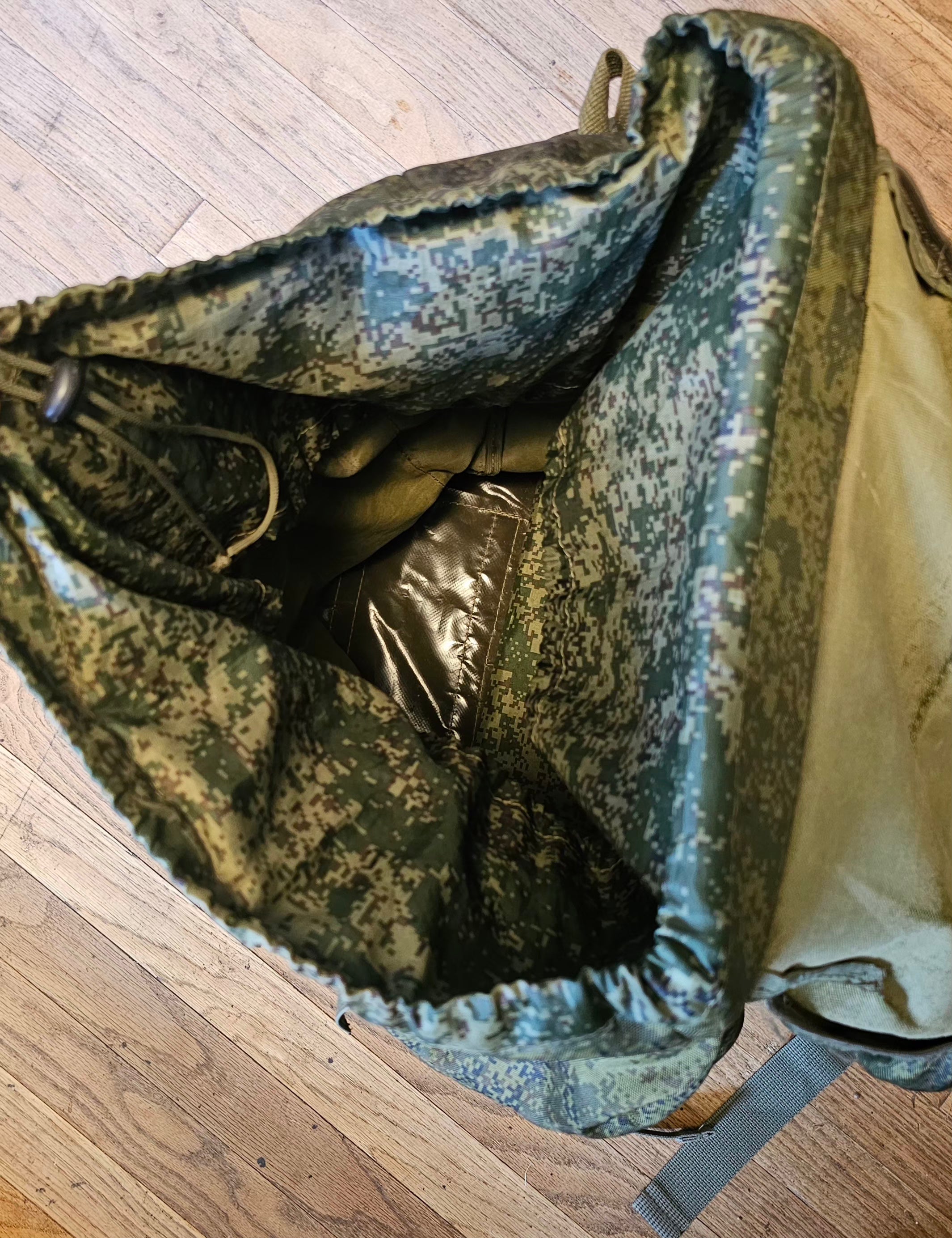 Russian Army 60L Raid Backpack in EMR Camouflage